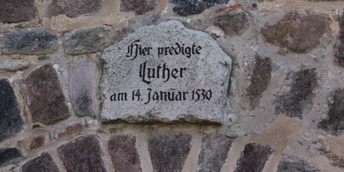 Luther predigte am 14. Januar 1530 in Bad Belzig, Foto: Bansen/Wittig