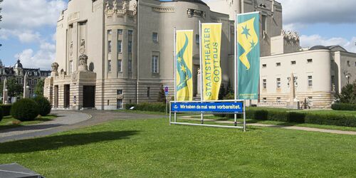 Staatstheater Cottbus - Großes Haus am Schillerplatz, Foto: Marlies Kross, Lizenz: Staatstheater Cottbus