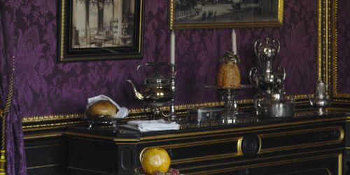 Frühstückszimmer im Schloss Branitz, Foto: Hans Bach, Lizenz: SFPM