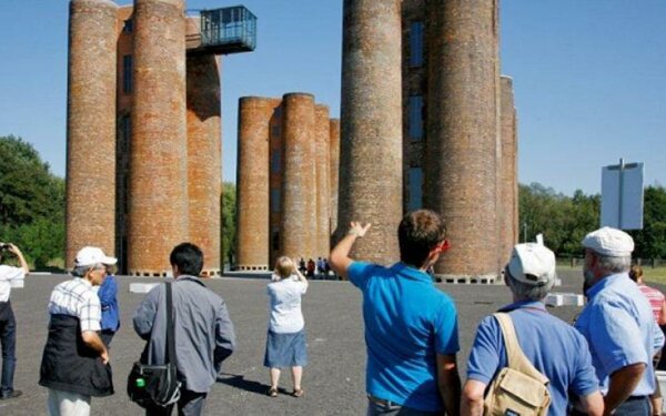 Besichtigung der Biotürme Lauchhammer, Foto: Thomas Kläber