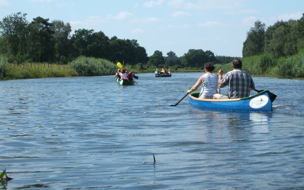 Paddeln auf der Schwarzen Elster, Foto: Elbe-Elster-Tours, Lizenz: Elbe-Elster-Tours