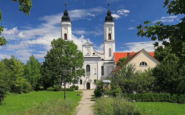 Die Klosterkirche Irsee/Pfarrkirche St. Peter und Paul, Foto: Uwe Miethe