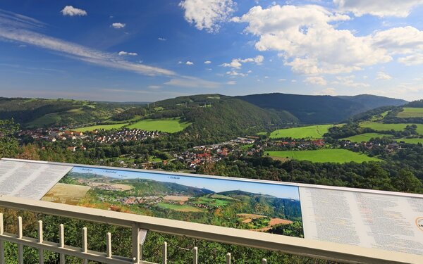 Lohmturm Blick , Foto: Uwe Miethe