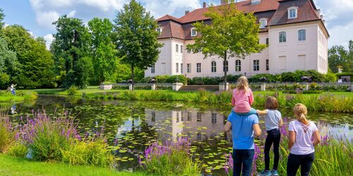 Blick auf das Schloss Branitz, Foto: Andreas Franke, Lizenz: CMT Cottbus