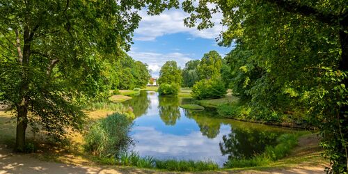 Sichtachse im Branitzer Park, Foto: Andreas Franke, Lizenz: CMT Cottbus