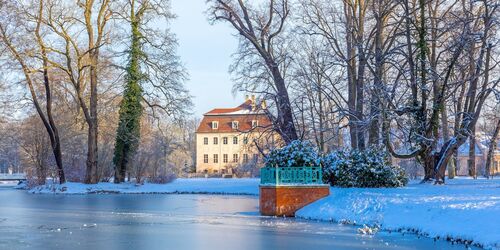 Schloss Branitz im Winter, Foto: Andreas Franke, Lizenz: CMT Cottbus