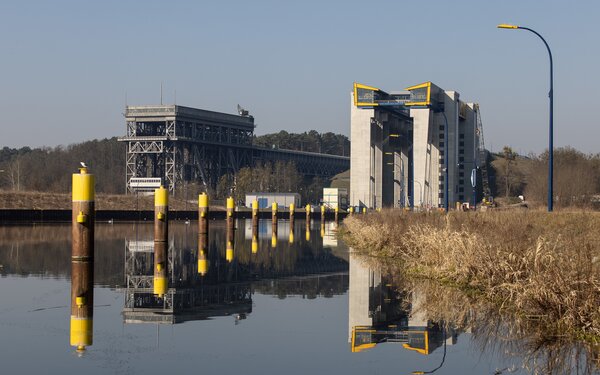 Schiffshebewerke Niederfinow, Foto: Lars Wiedemann, Lizenz: SHW Touristik, Lars Wiedemann