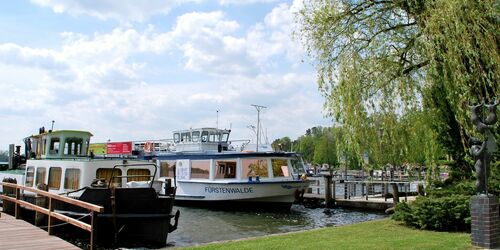 Schifffahrt auf dem Scharmützelsee, Hafen Bad Saarow, Foto: Danny Morgenstern