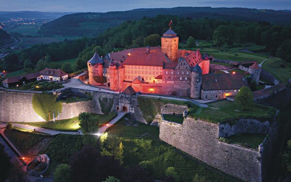 Festung Rosenberg bei Nacht, Foto: Dr. Otmar Fugmann